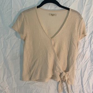 Cream Madewell blouse